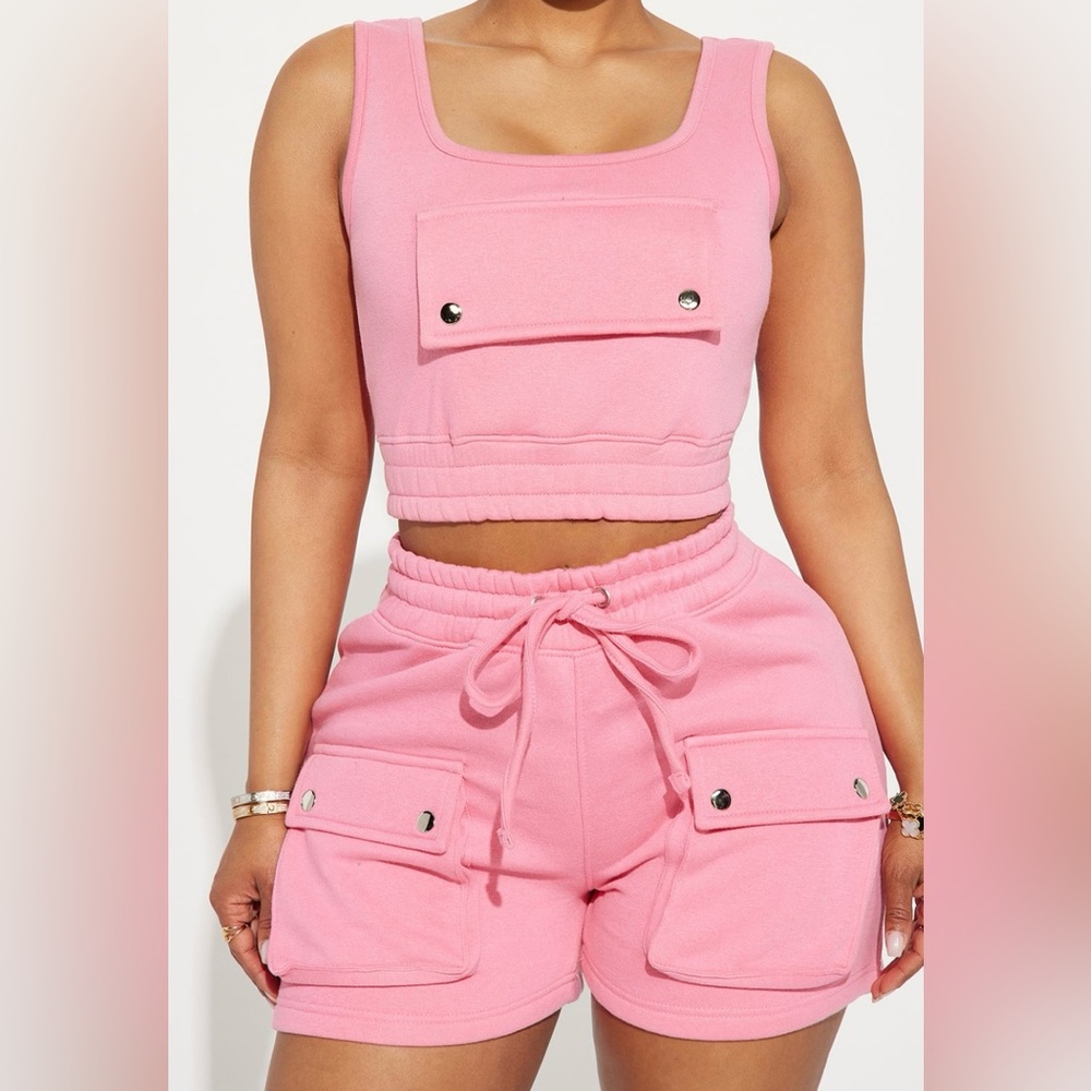 Pink Women's Jumpsuit